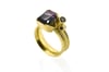 multi-coloured tourmaline and diamond cluster ring. Chris Boland