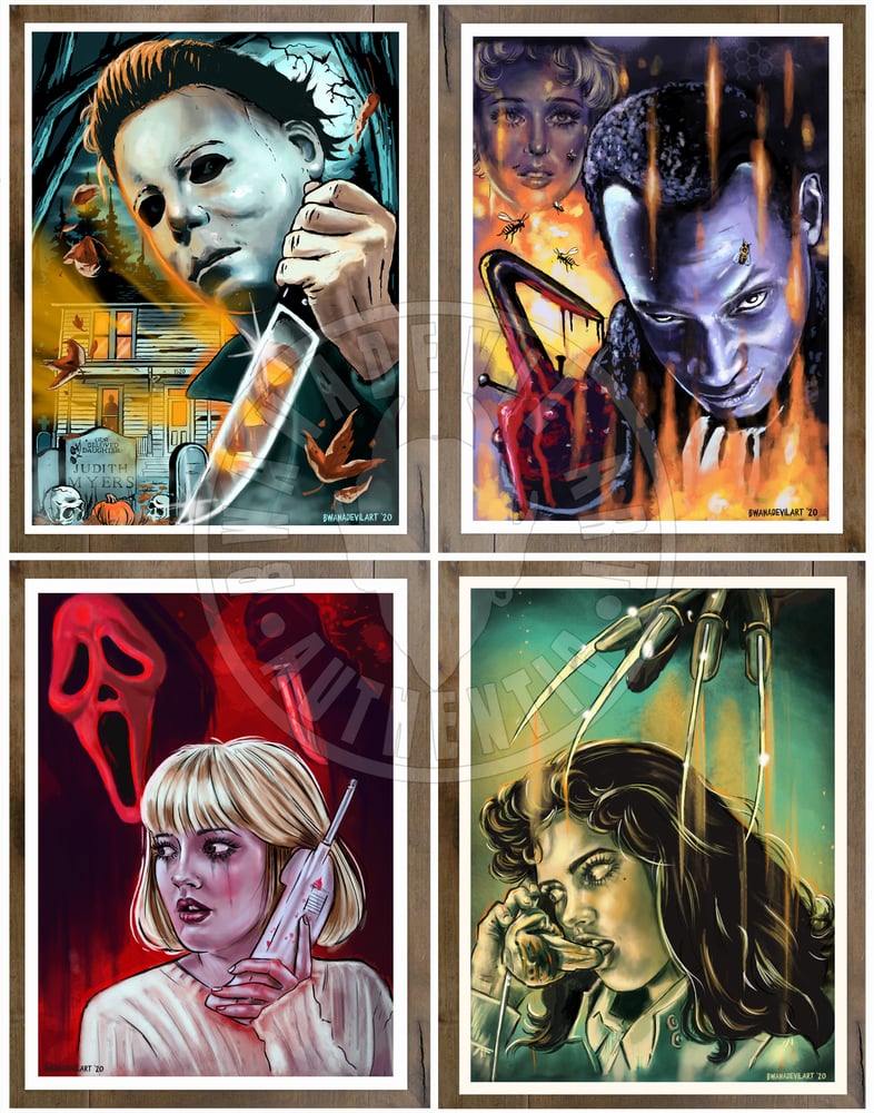 Image of Slasher Art Print Set!