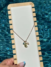 Image 5 of Ocean Charm Initial Necklace 