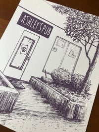 Image 2 of Ashley’s Pub fundraising print (B&W)