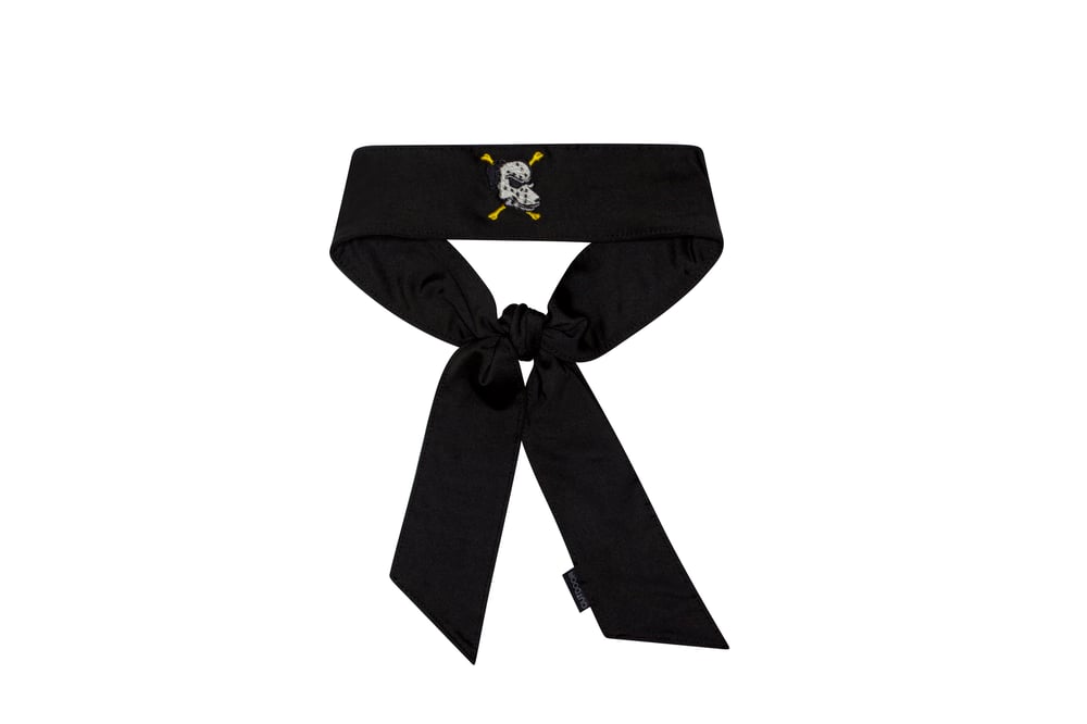 Image of Black Underdawgzzz Sports Tie Headband