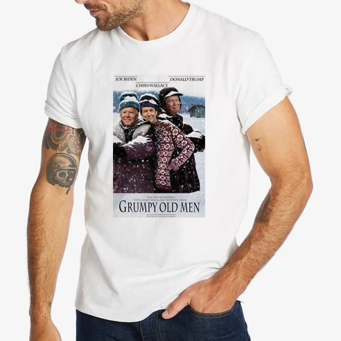 Image of Grumpy Old Men 2020 Presidential Debate Tee White