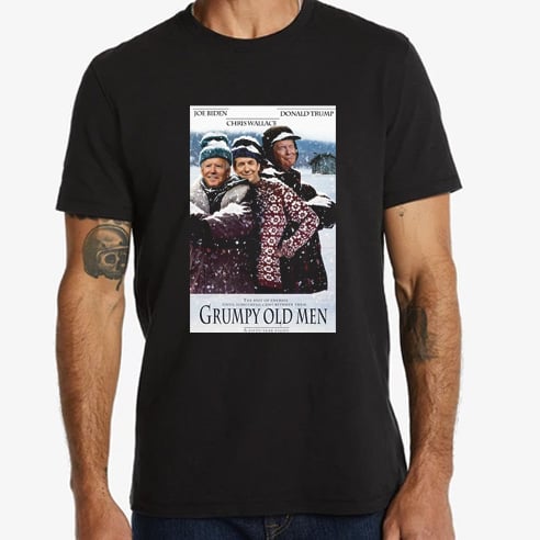 Image of Grumpy Old Men 2020 Presidential Debate Tee Black