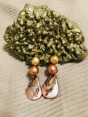 Cascading Crystal Pearls Earrings