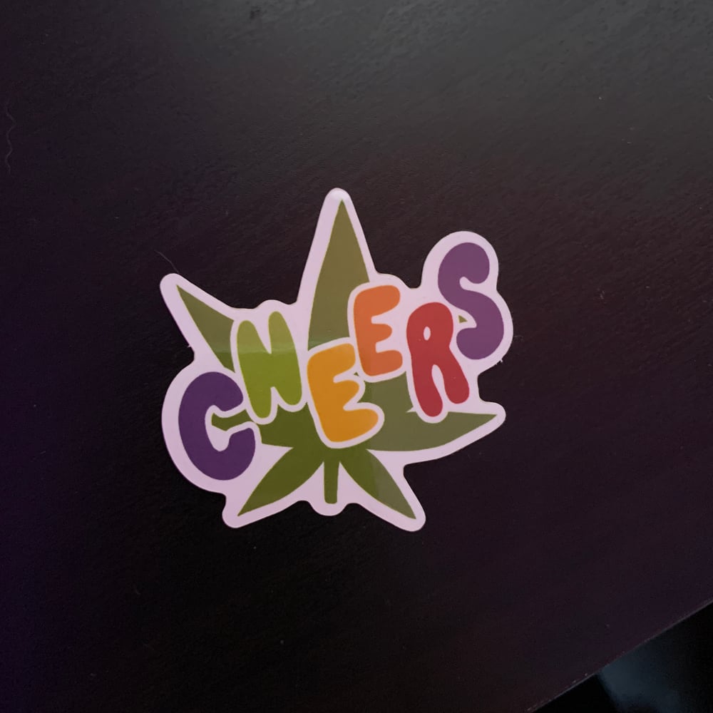 Image of Cheers Sticker