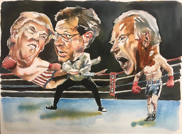 Image of Trump VS Biden Print