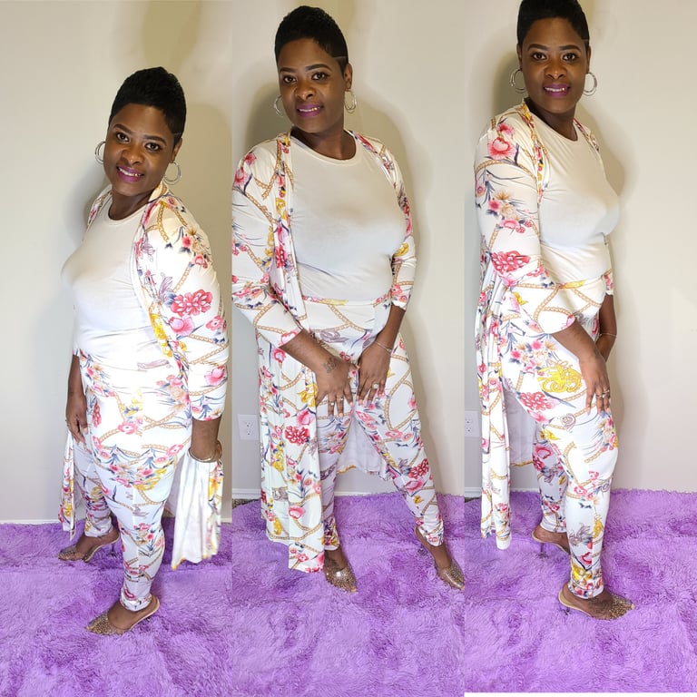 2 Piece Pants Set w/Matching Long Jacket Image 2