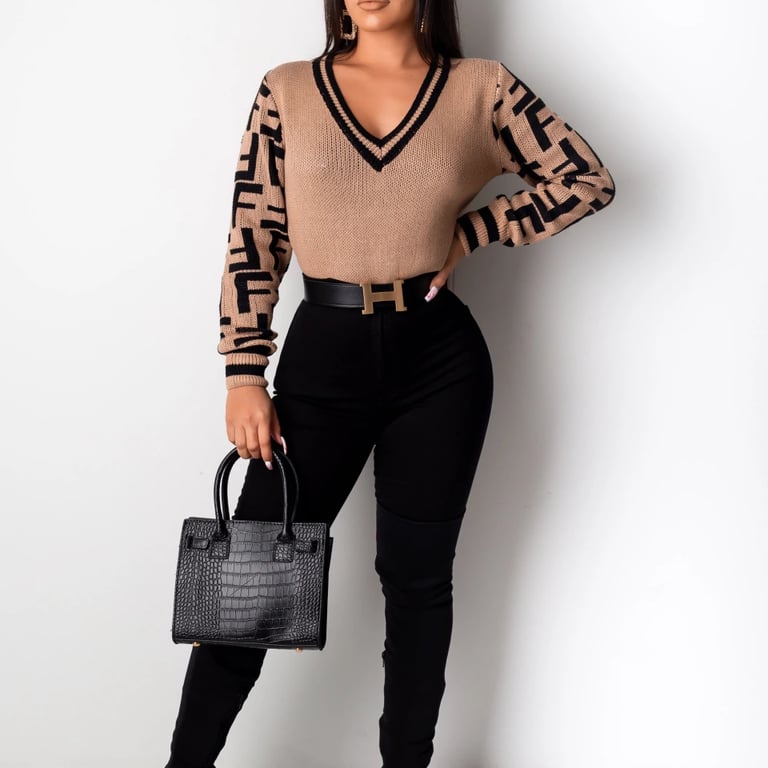 Letter F Sweater Image 4