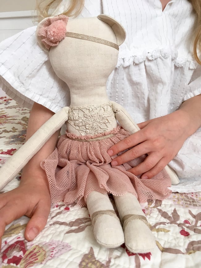 Poupée ours ballerine