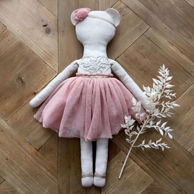 Poupée ours ballerine