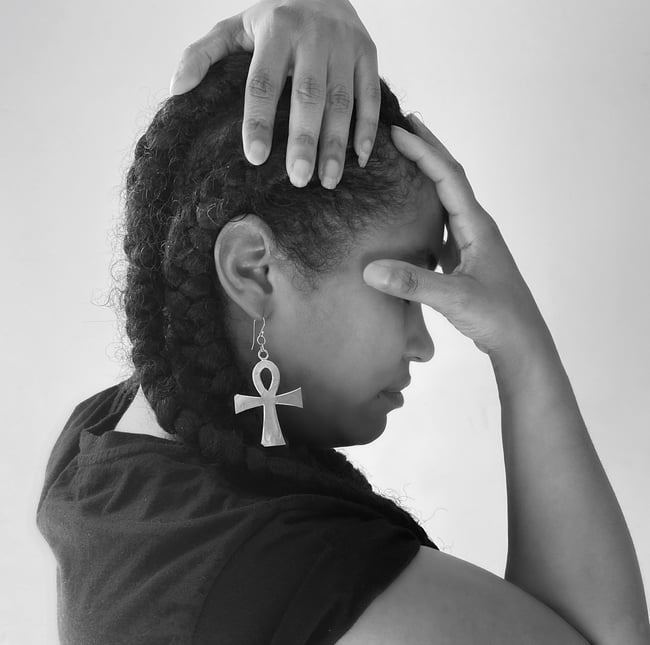 Life Large Earrings (925 Sterling Silver)