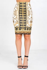 Image 3 of Classy In Baroque Pencil Skirt