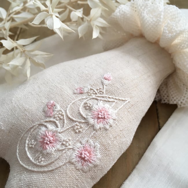 Doudou hochet « Gamme Luxe »