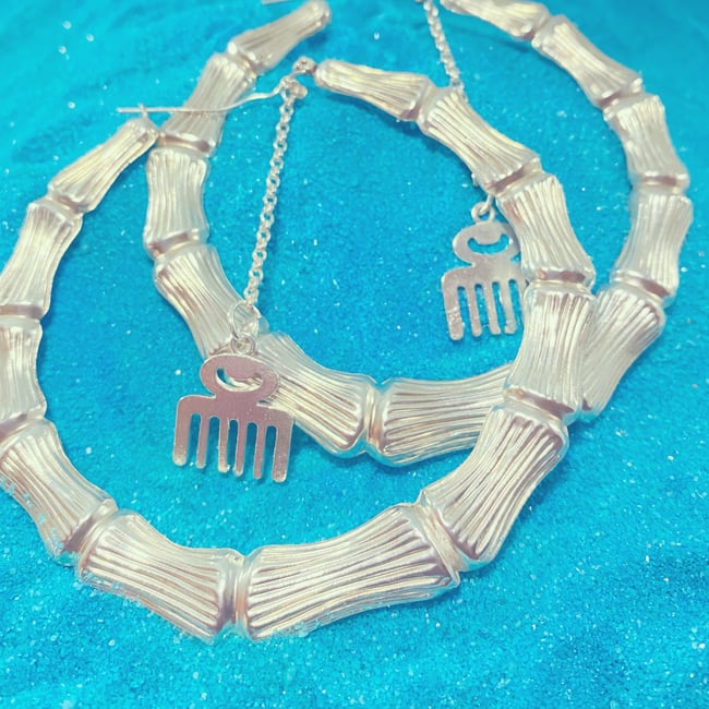 Bamboo Beauty Earrings (925 Sterling Silver)