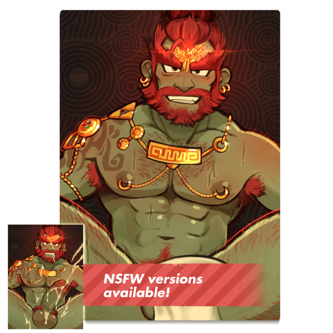 [Art Print] Gilded Ganondorf