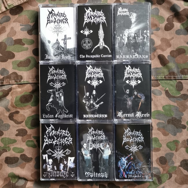 Maniac Butcher Cassettes 