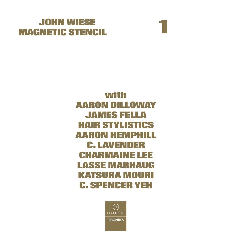 JOHN WIESE - MAGNETIC STENCIL 1 CD