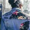 Hand Crafted Custom Flowers Jacket