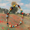 Walking in Poppies necklace