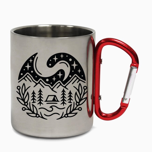 Wild Camping Carabiner Mug 