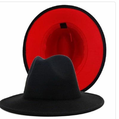 Image of Black and Red Fedora
