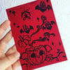 Spooky Sticker Pack - Limited Edition Block Print