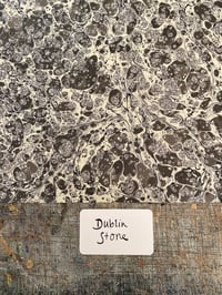 Image 4 of PRINTED Marbled Paper - 'Dublin Stone'