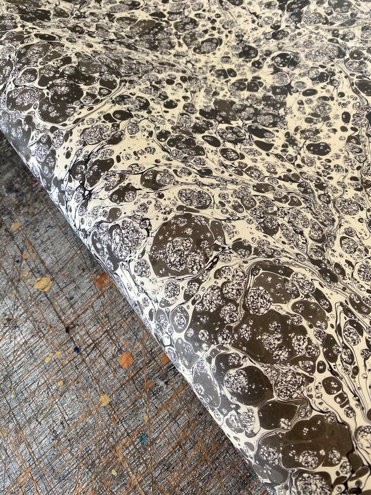 Image of PRINTED Marbled Paper - 'Dublin Stone'