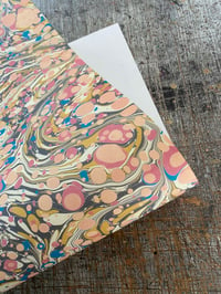 Image 3 of PRINTED Marbled Paper - 'Summer Orchard'