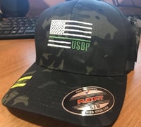 Image 1 of USBP ~ GREEN-LINE FLAG FLEX-FIT CAP
