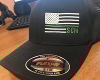 Image 2 of SECTOR/STATION ~ GREEN LINE FLEX FIT CAP