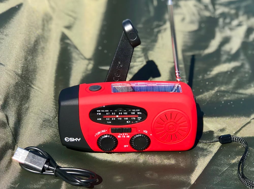 Image of Hand Crank Solar Emergency Radio