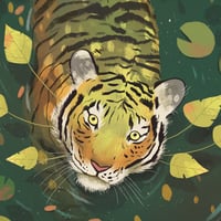 Image 1 of Leafy tiger (A4)