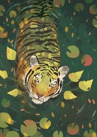 Image 2 of Leafy tiger (A4)