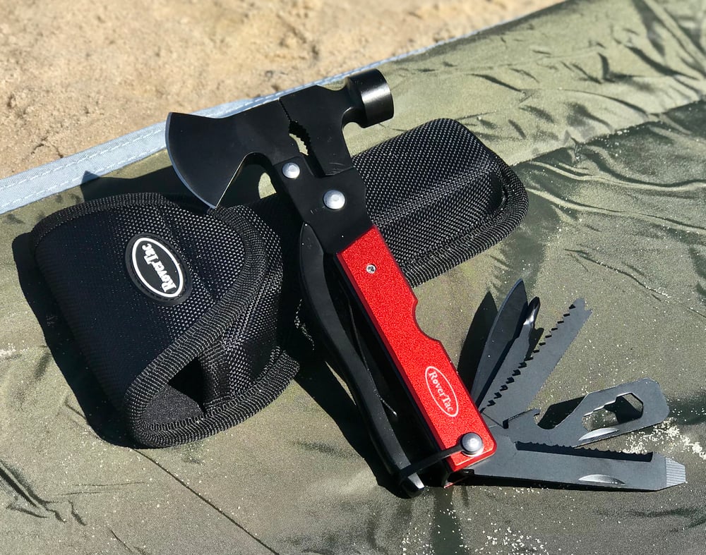 Image of 14 in 1 Stainless Steel Axe Hammer Multitool