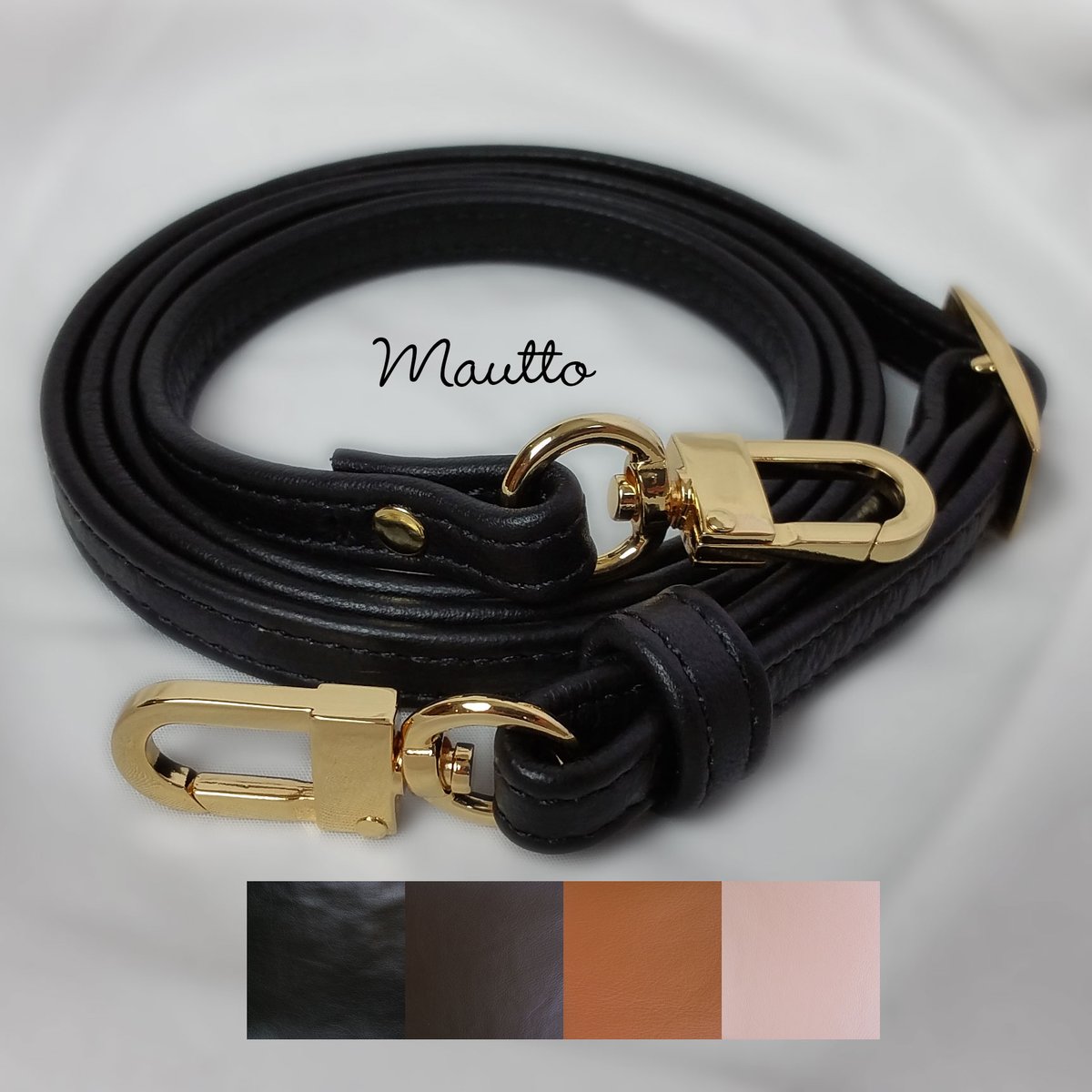 Adjustable Shoulder to Crossbody Leather Strap - 1 inch Wide – Mautto