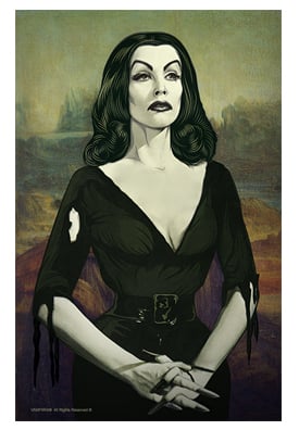 Image of Vampira® "Portrait" 11x17 inch Poster  