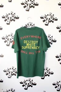 Image of organize and DWS tee in green 