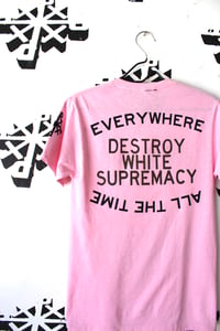 Image of organize and DWS tee in pink 