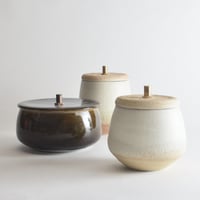 Image 3 of stoneware canister