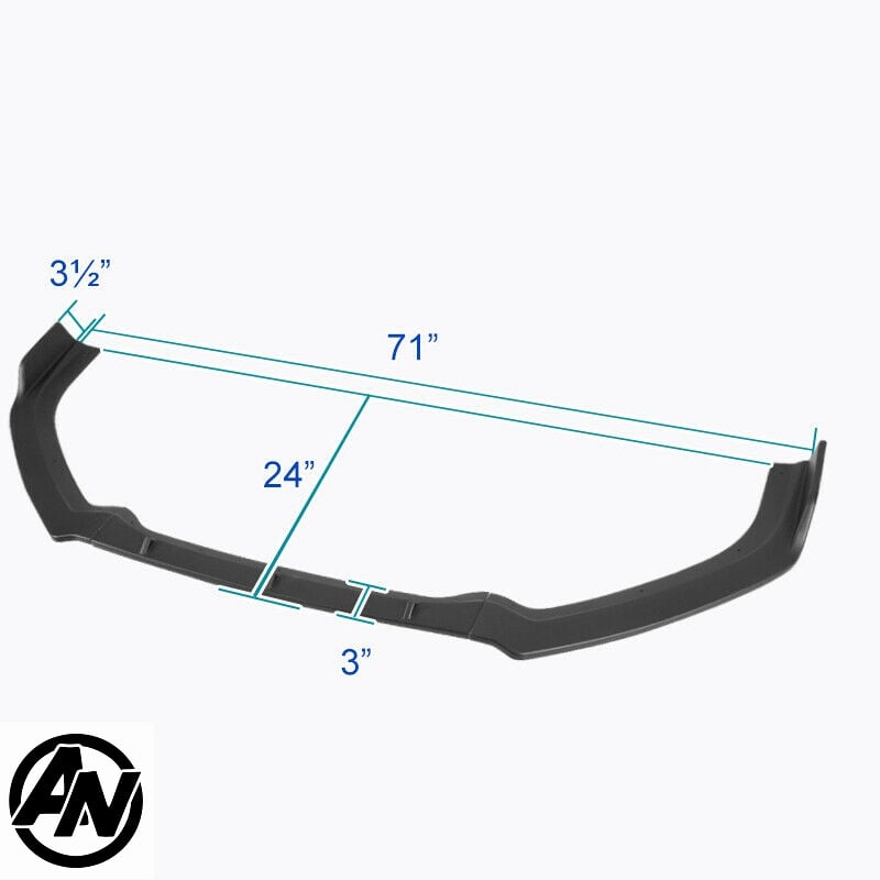 Image of (L34) Type RS Polyurethane 3 Piece Front Lip (2019+ Altima All trim) 
