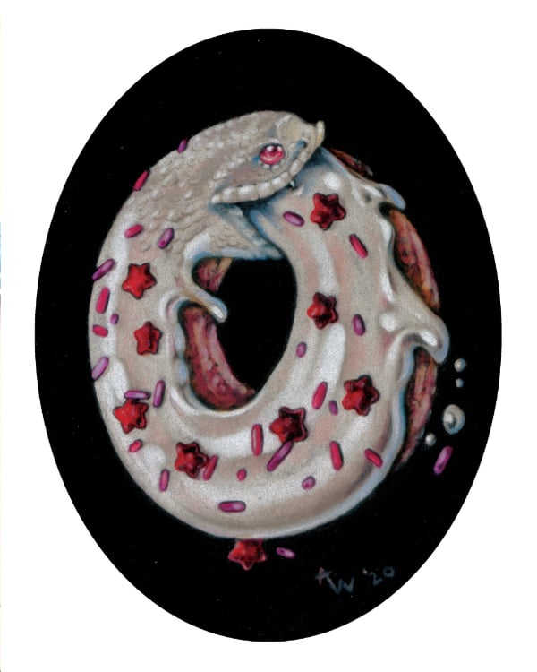 Image of "Devil's Food Snake" Art Print