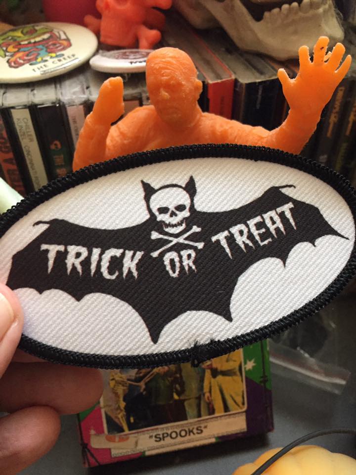 Image of TRICK OR TREAT BAT PATCH 