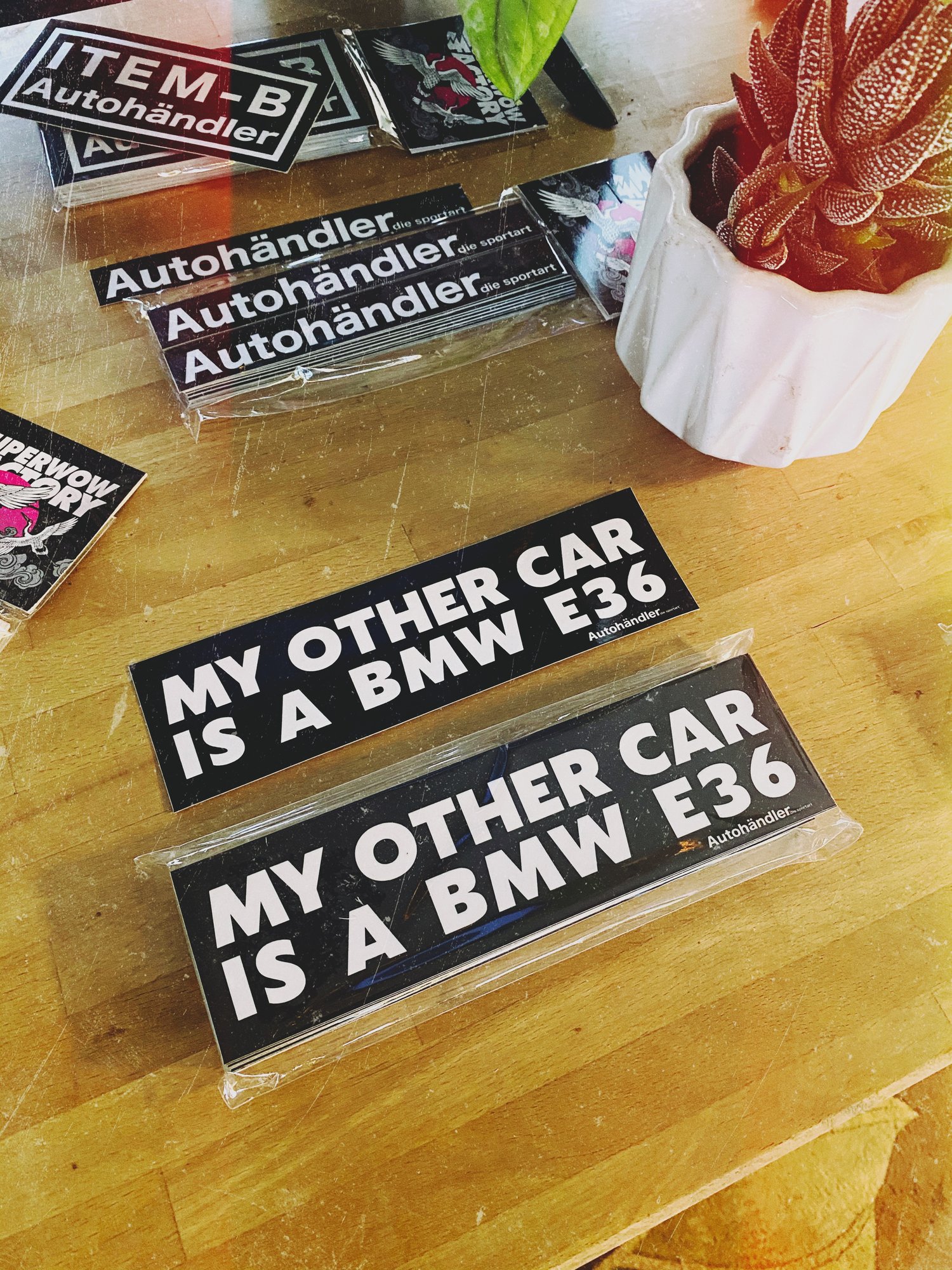 Image of Autohändler “My Other Car” Printed Slap