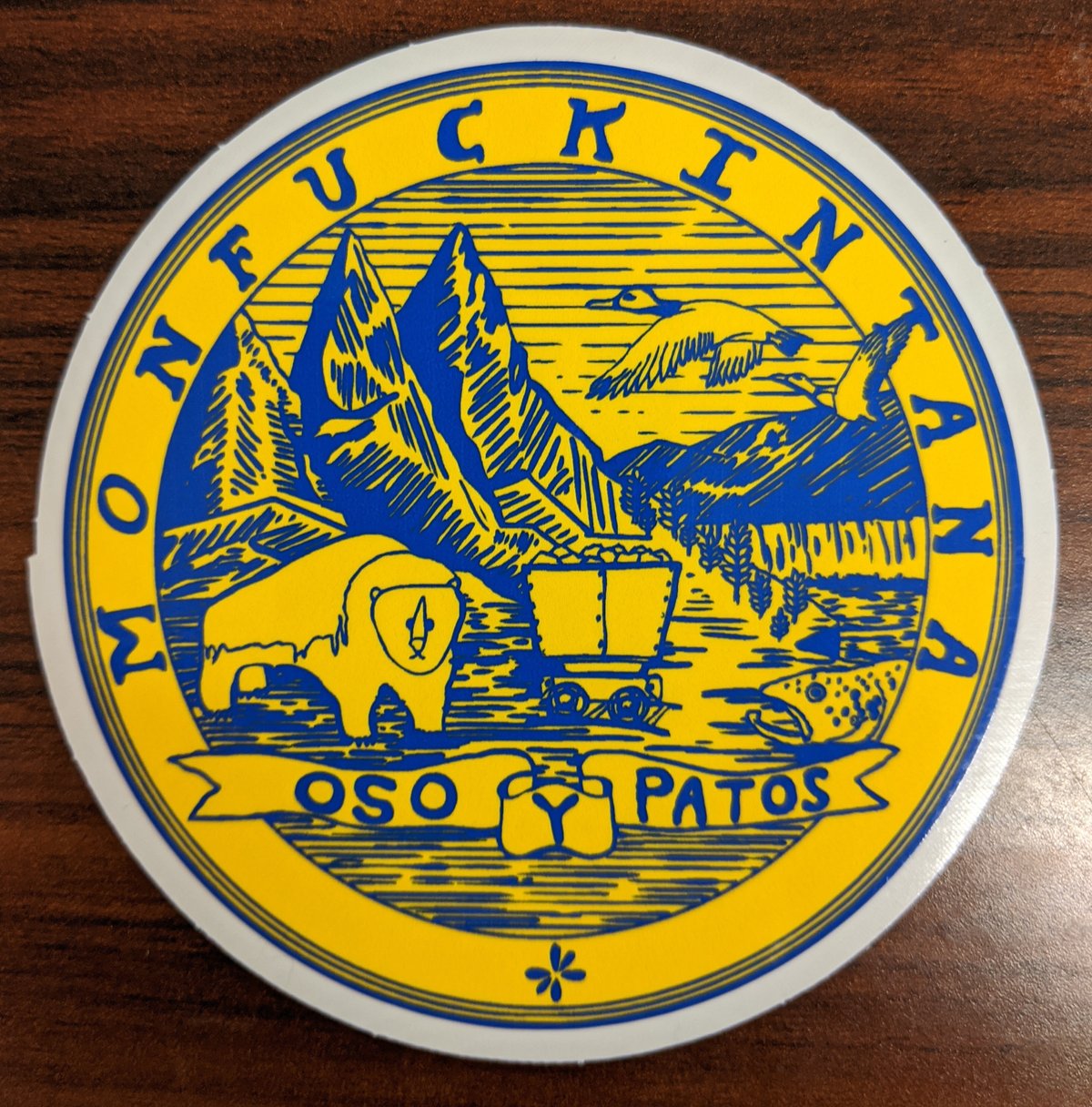 Image of New: Monfuckintana State Seal Sticker