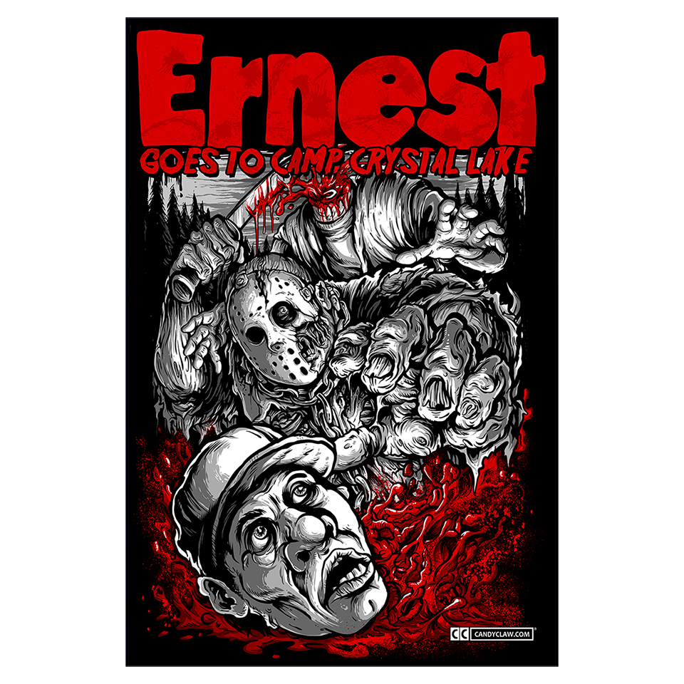 Ernest Goes to Camp Crystal Lake (Poster) V2