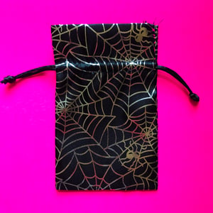 Image of Satin Spider Web Gift Bag 