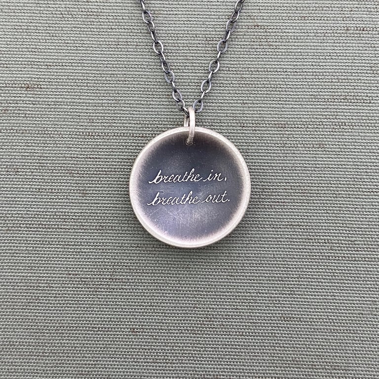 Breathe In, Breathe Out Necklace Image 2