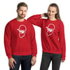 Beard Brews and Food Unisex Sweatshirt with White Face Logo