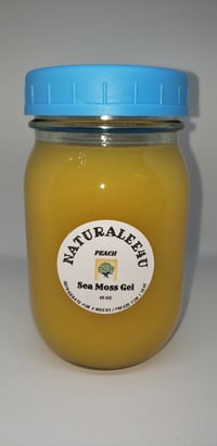 Image 3 of Peach Sea Moss Gel 16 oz